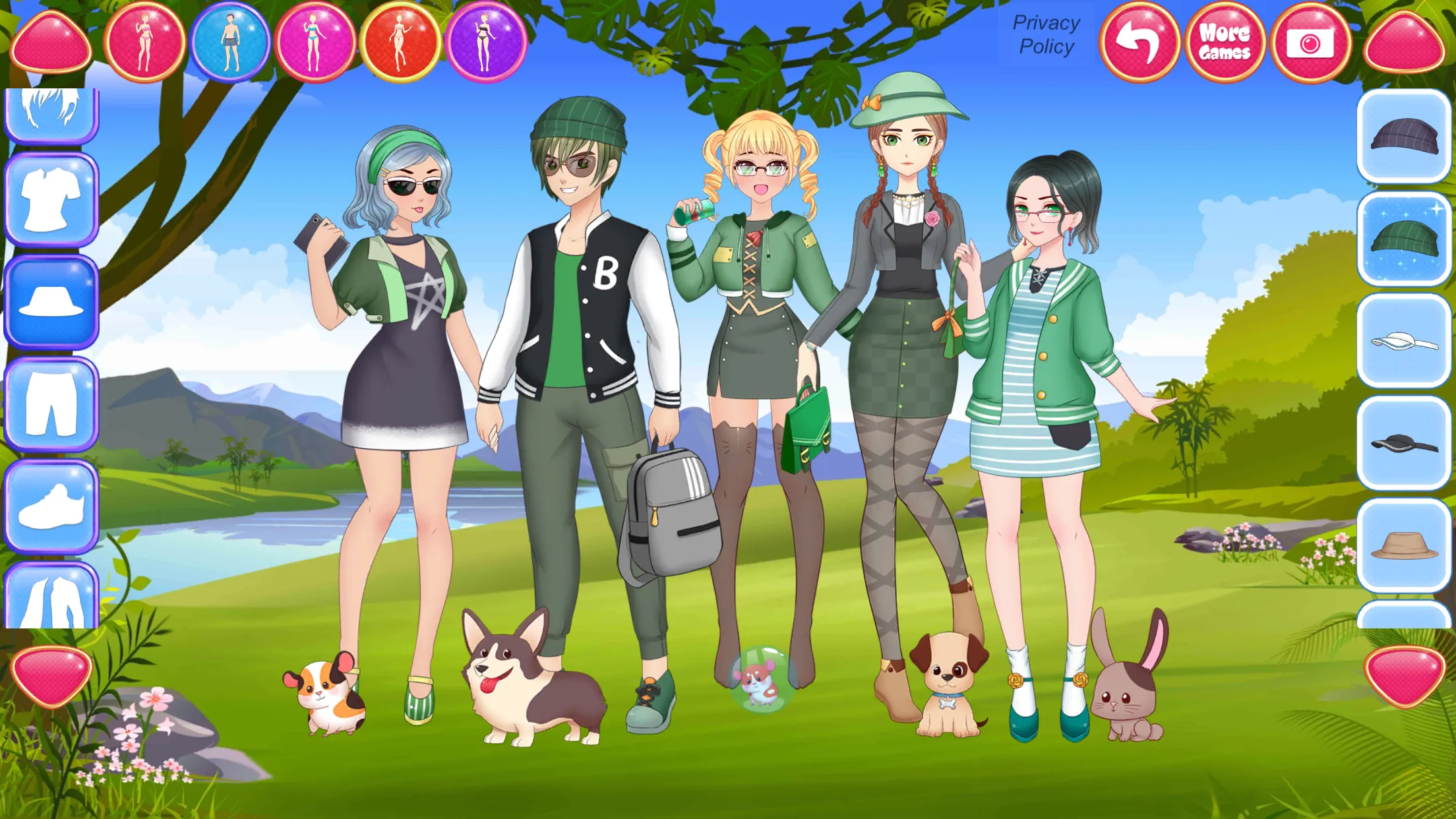 Anime Friends - Cute Team Make | Indus Appstore | Screenshot