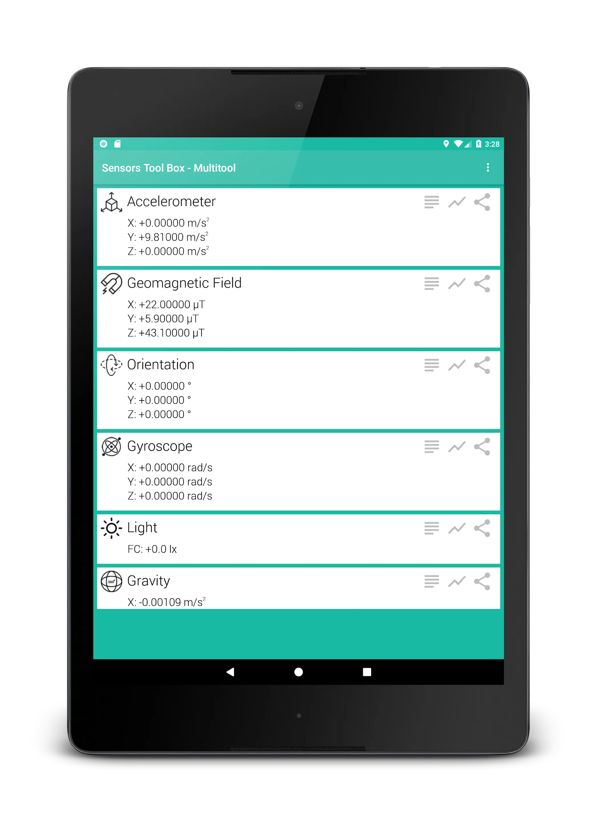 Sensors Toolbox - Multi Tool | Indus Appstore | Screenshot