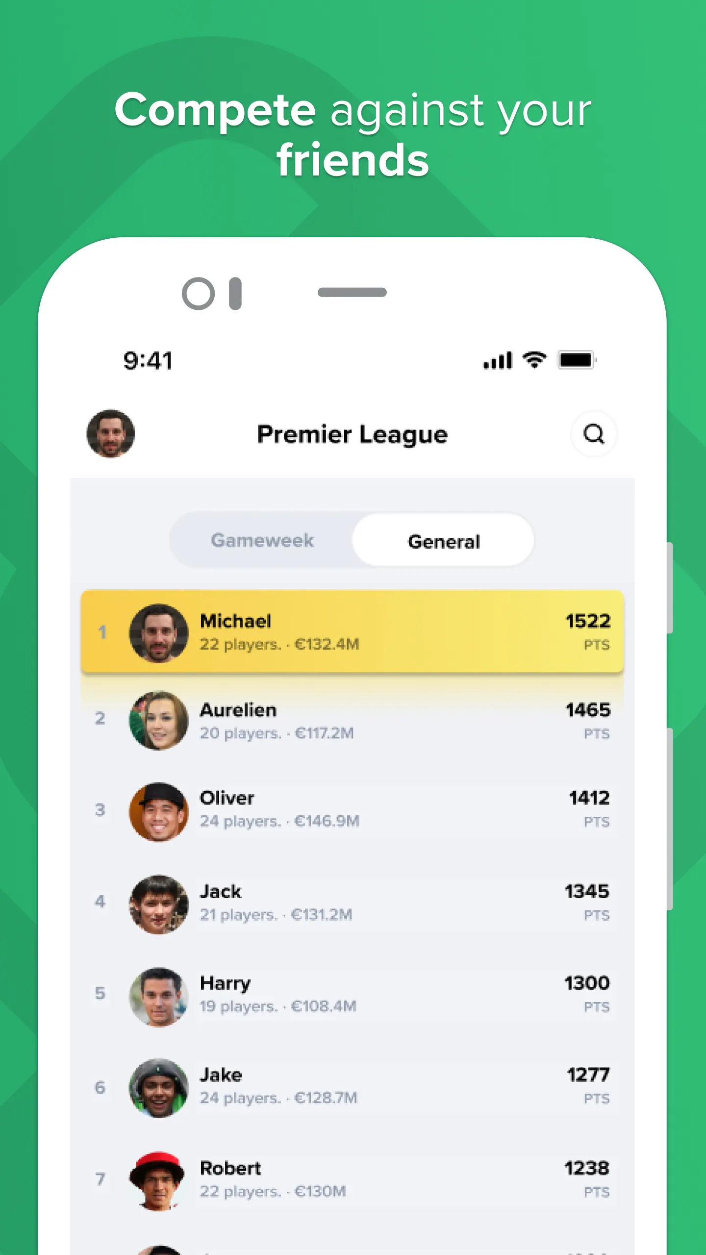 Bemanager: Fantasy Football | Indus Appstore | Screenshot