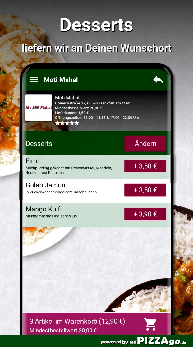 Moti Mahal Frankfurt am Main | Indus Appstore | Screenshot