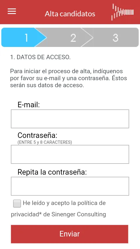 Sinenger-empleo en hostelería | Indus Appstore | Screenshot