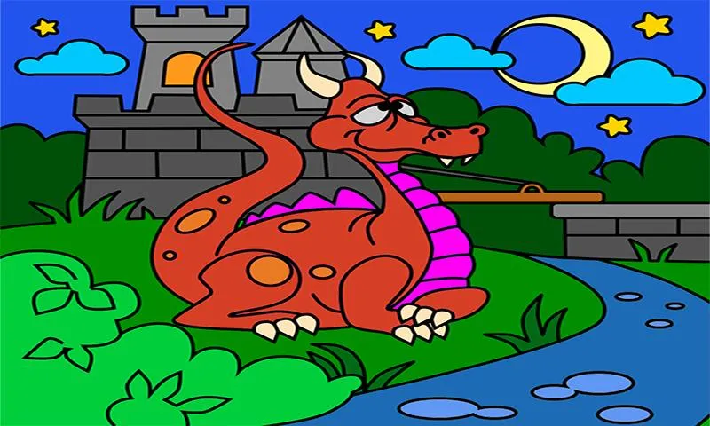 Drawing  for Kids - Dragon | Indus Appstore | Screenshot