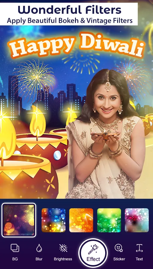 Diwali Photo Editor | Indus Appstore | Screenshot