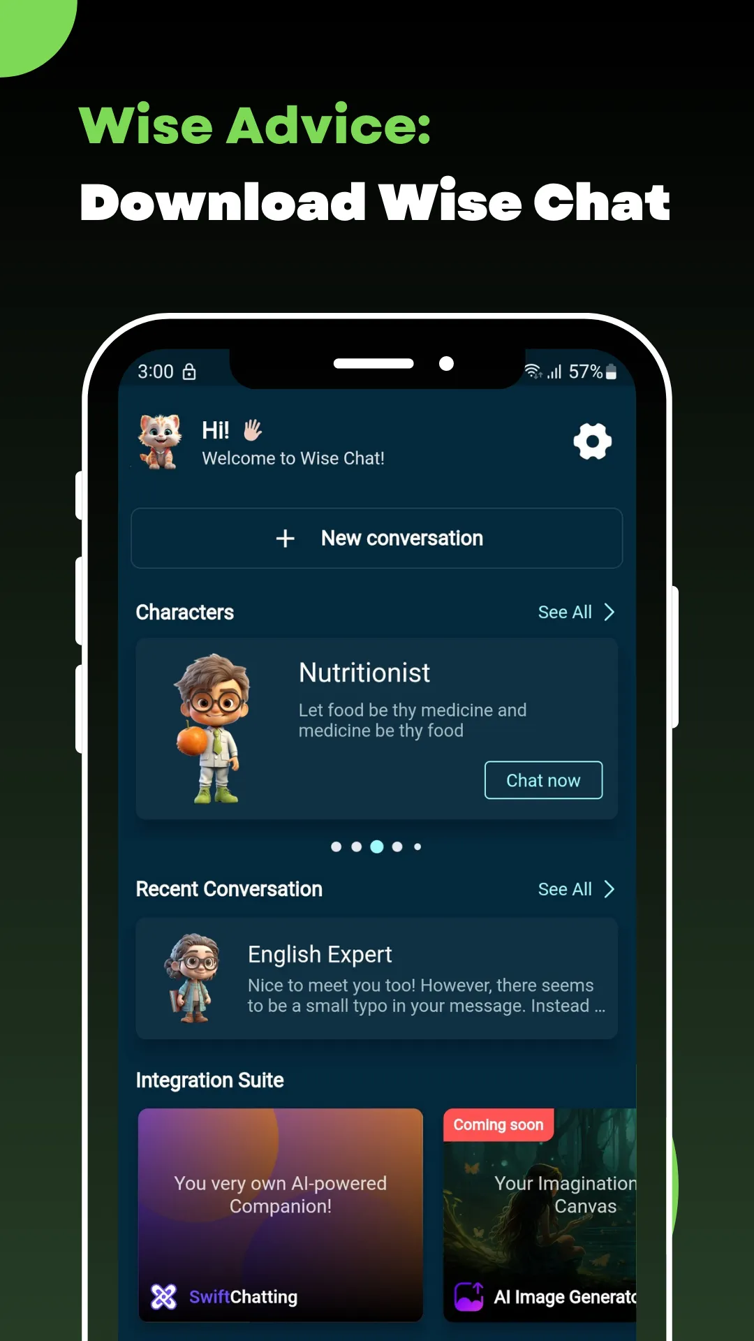 Wise Chat - AI Assistant | Indus Appstore | Screenshot