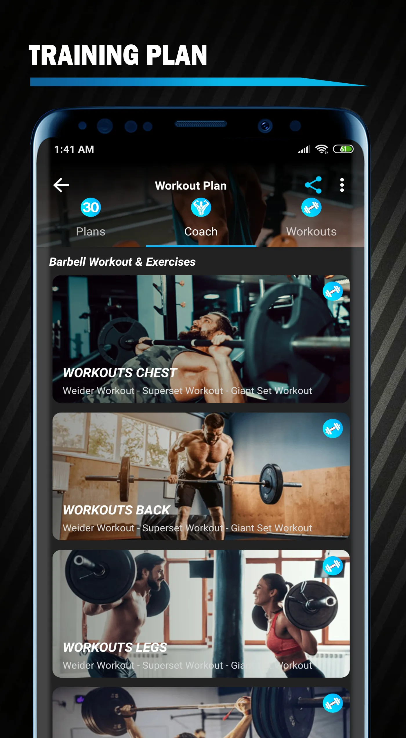 Barbell Workout - Exercise | Indus Appstore | Screenshot