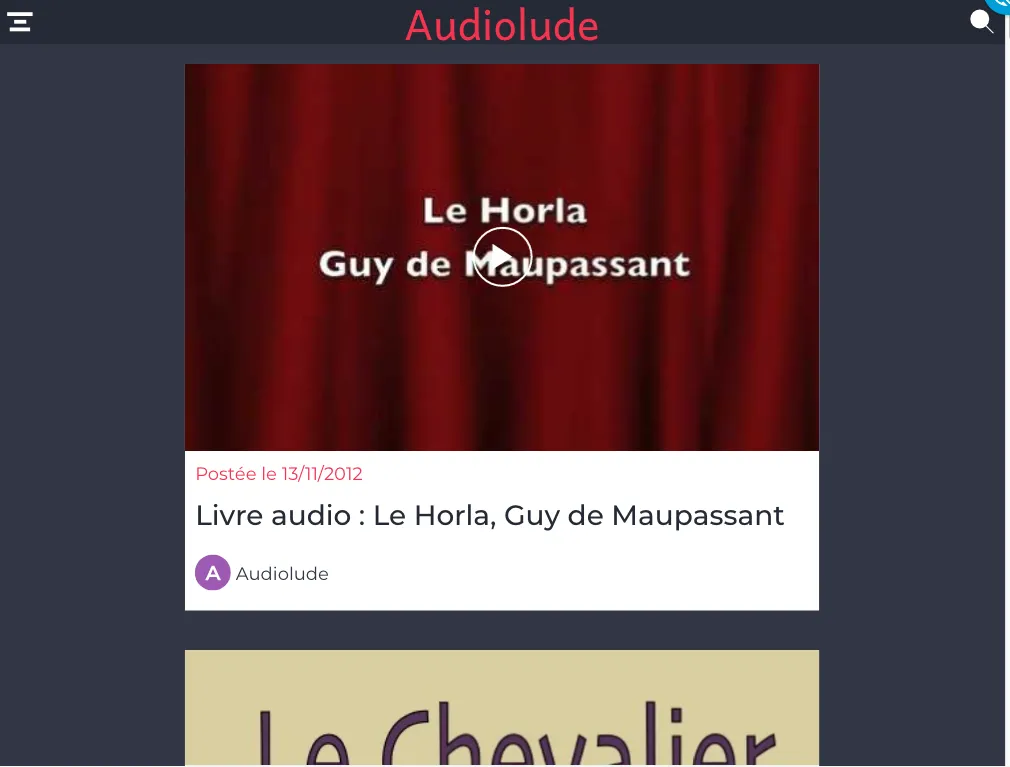 Livres audio - Audiolude | Indus Appstore | Screenshot