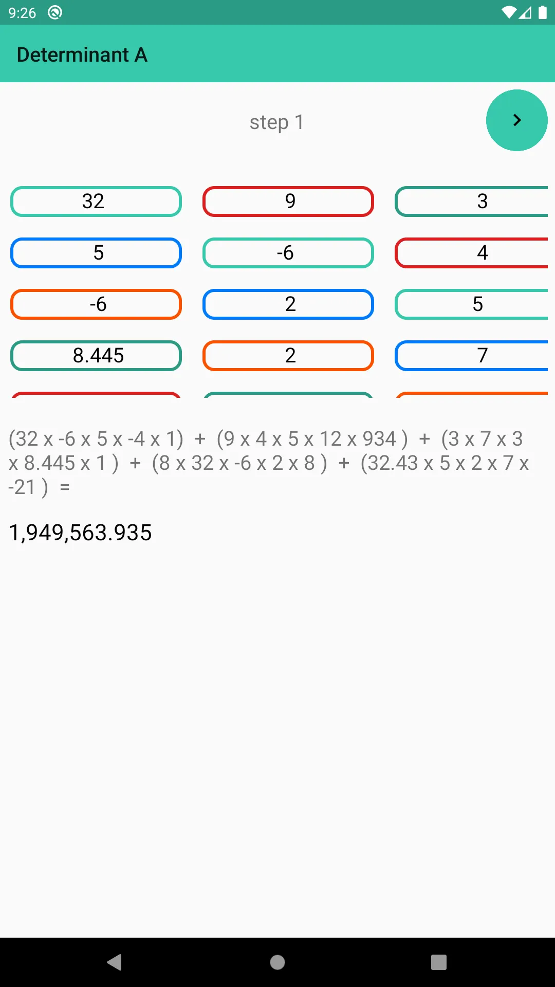 Matrix Calculator | Indus Appstore | Screenshot