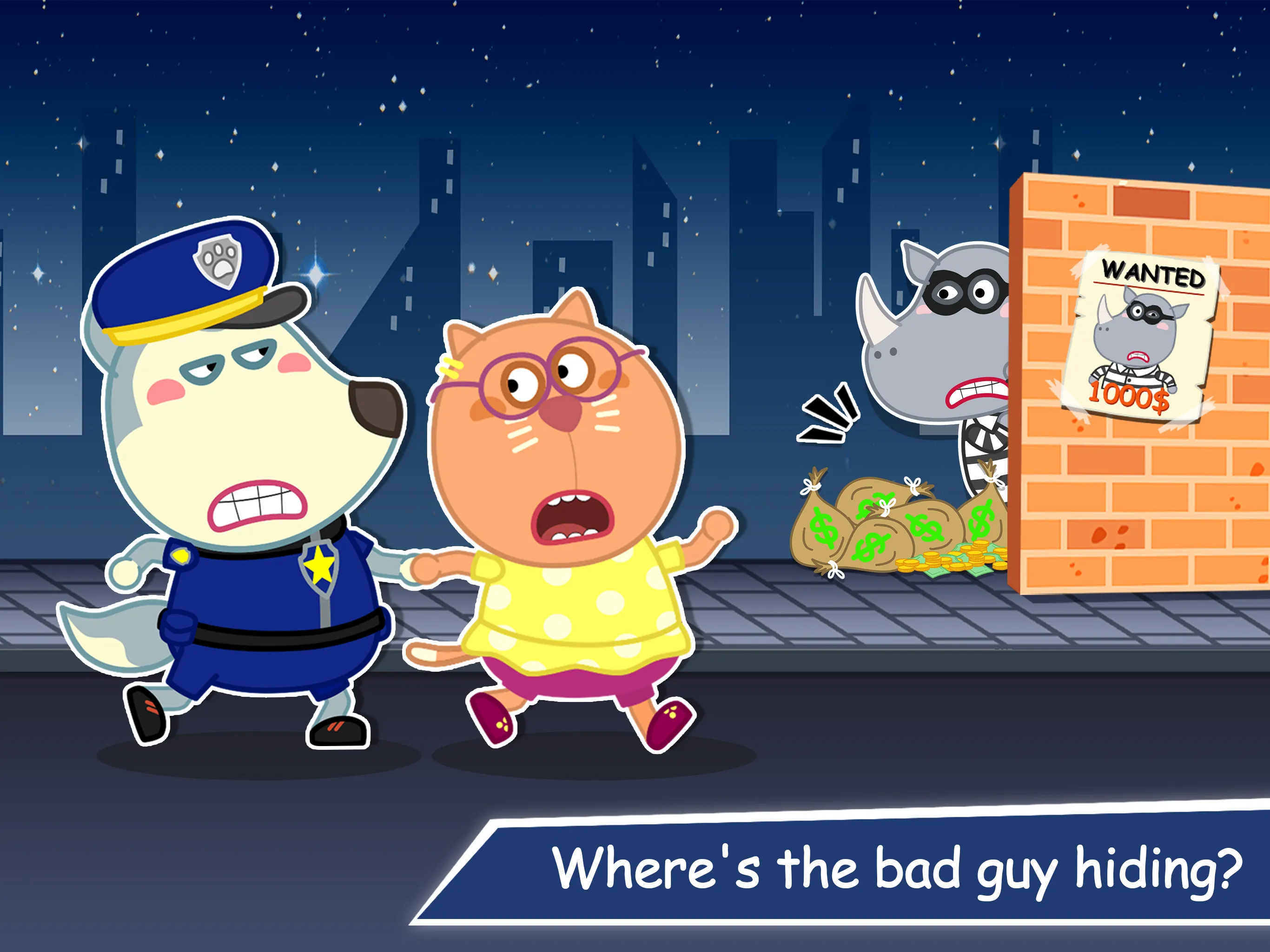 Wolfoo - We are the police | Indus Appstore | Screenshot