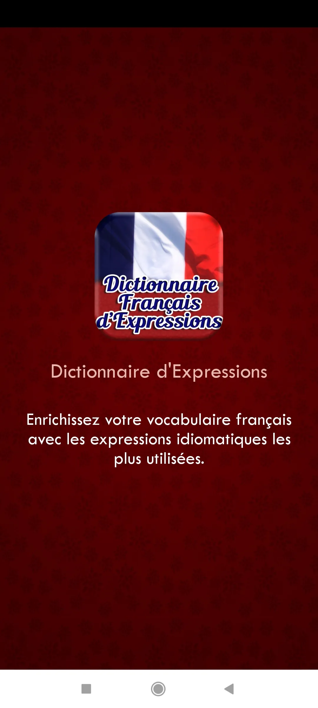 Dictionnaire d'Expressions | Indus Appstore | Screenshot