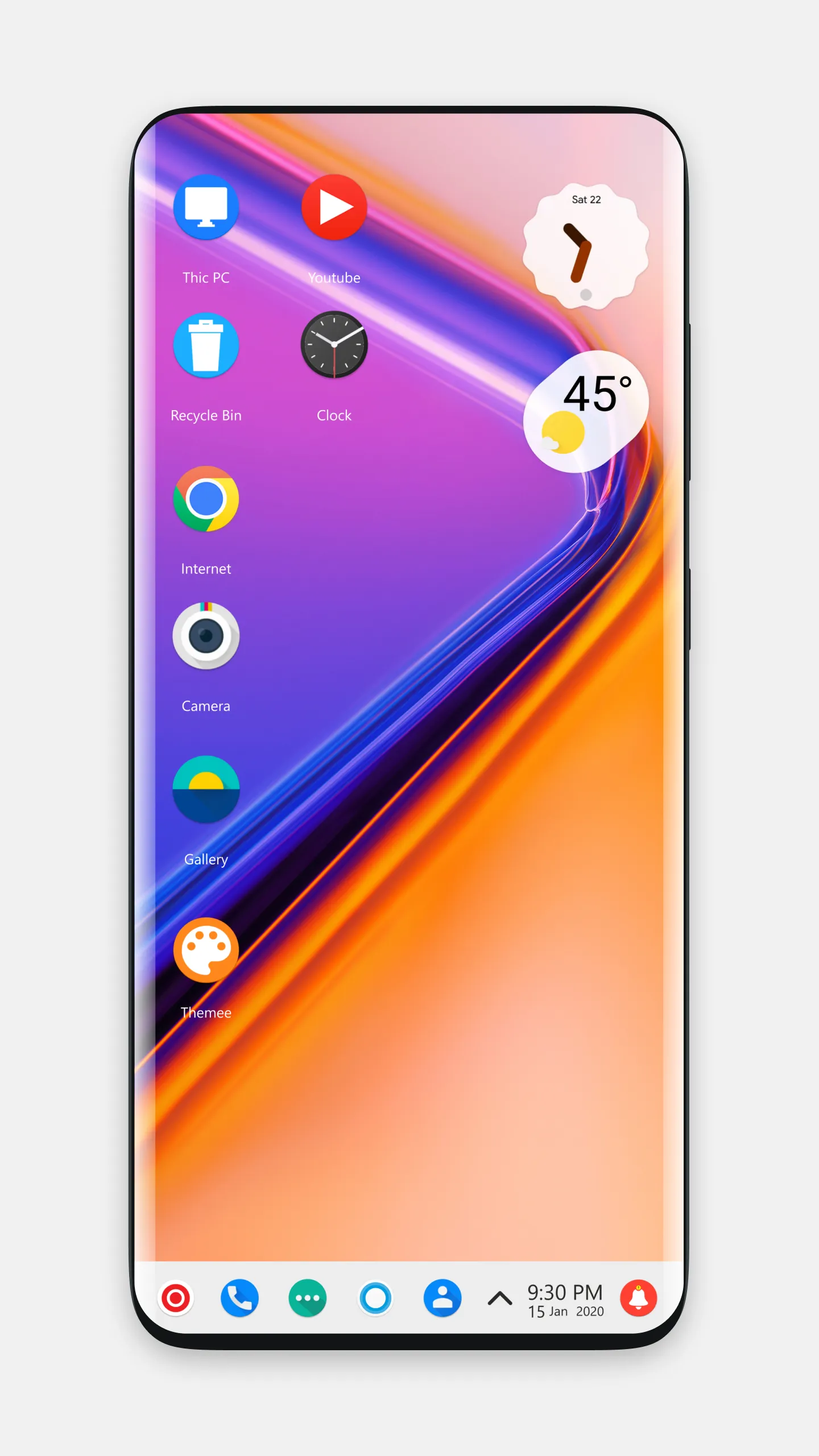 OnePlus 7 Theme for CL | Indus Appstore | Screenshot