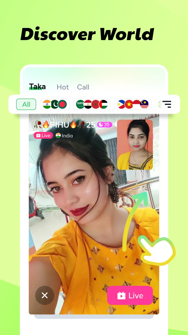 Taka - Chat, Live, Games room | Indus Appstore | Screenshot