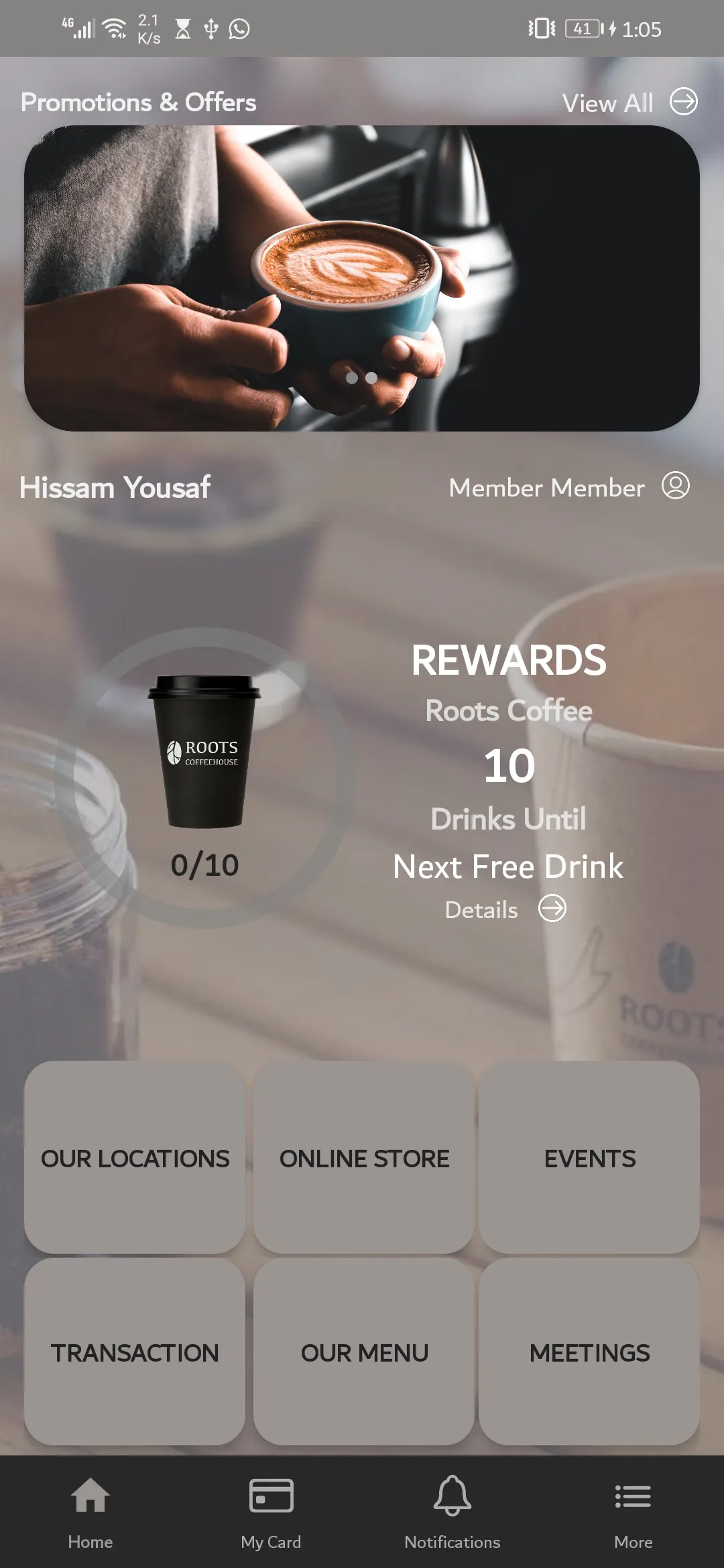 Roots Coffee House | Indus Appstore | Screenshot