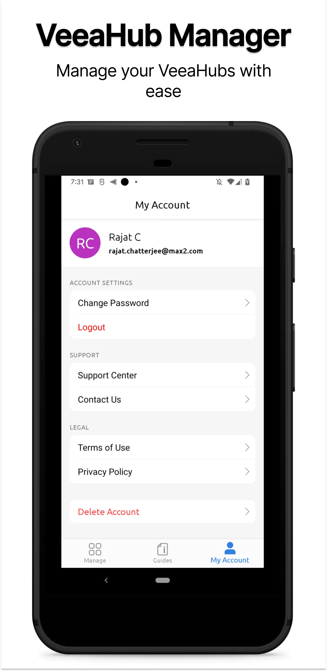 VeeaHub Manager | Indus Appstore | Screenshot