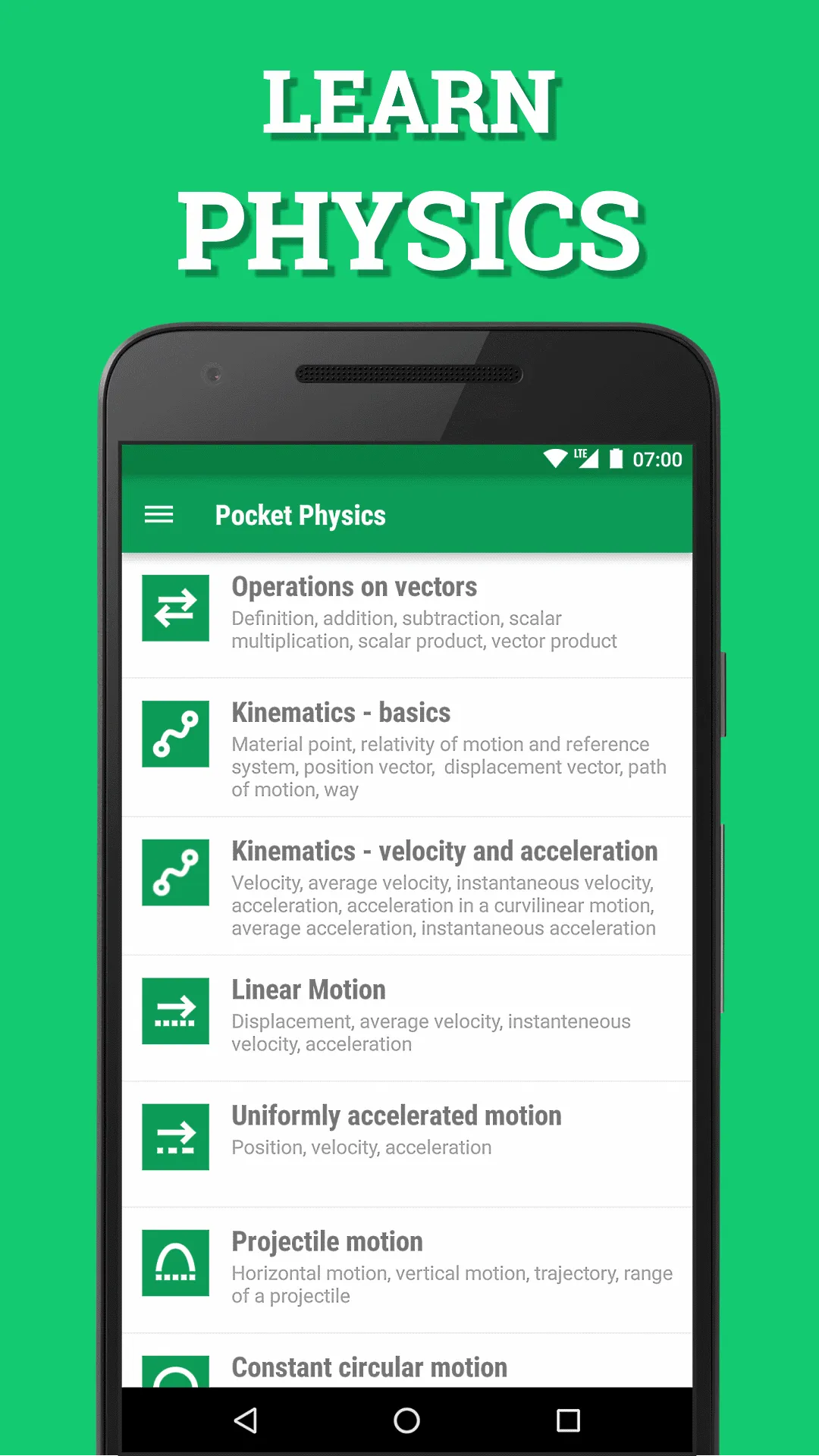 Pocket Physics | Indus Appstore | Screenshot