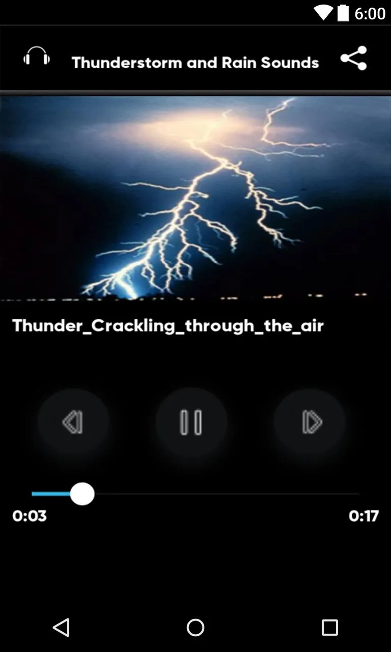 Thunderstorm and Rain Sounds | Indus Appstore | Screenshot