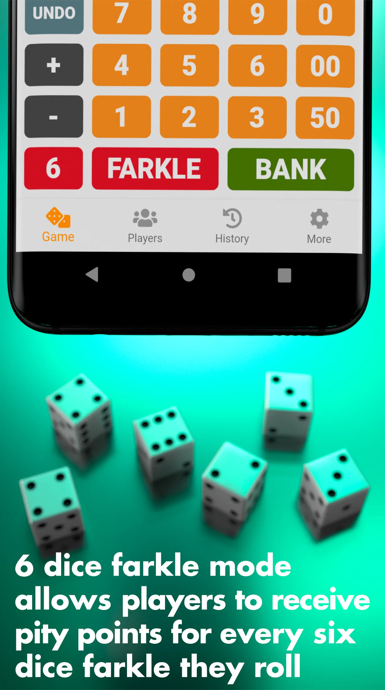 Farkle Scorekeeper | Indus Appstore | Screenshot