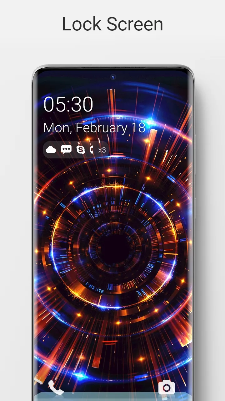 Modern Style Lockscreen | Indus Appstore | Screenshot