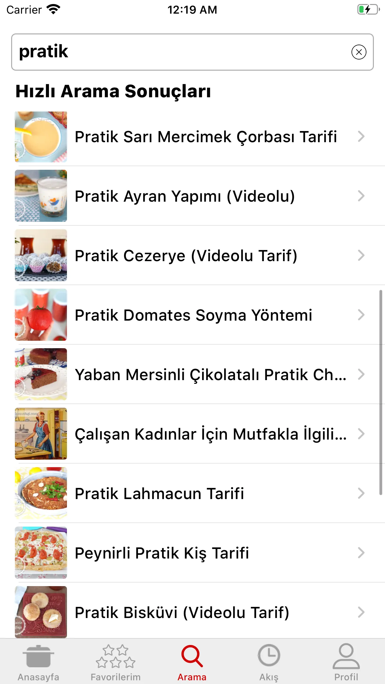 Tarif Küpü - Yemek Tarifleri | Indus Appstore | Screenshot