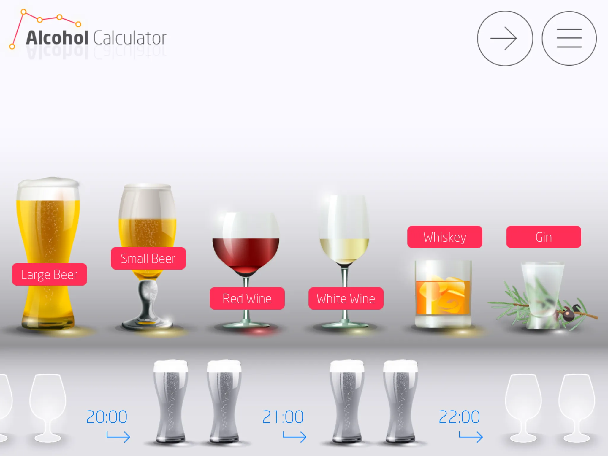 Blood Alcohol Calculator | Indus Appstore | Screenshot