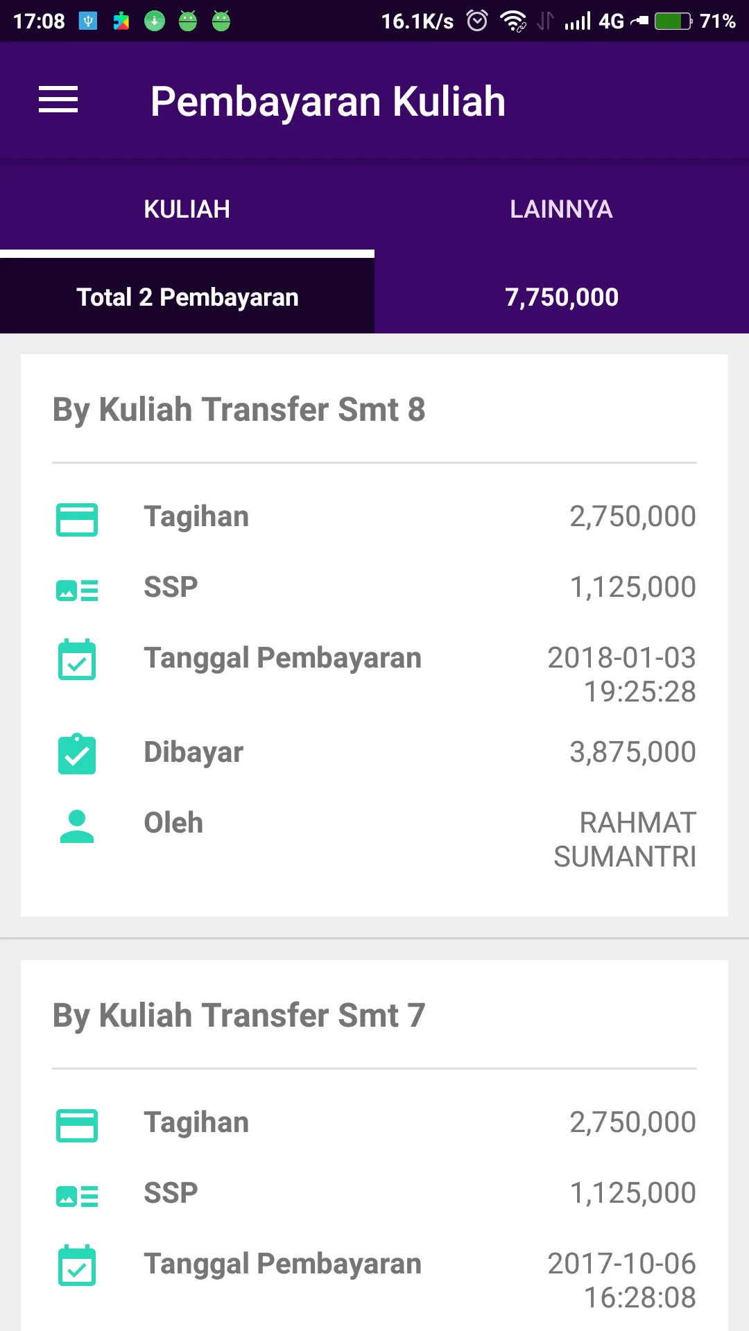 MyNusa Student | Indus Appstore | Screenshot