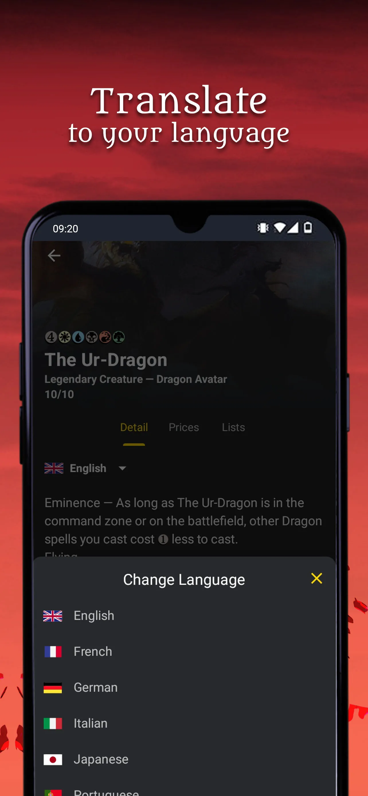 MTG Scanner - Dragon Shield | Indus Appstore | Screenshot