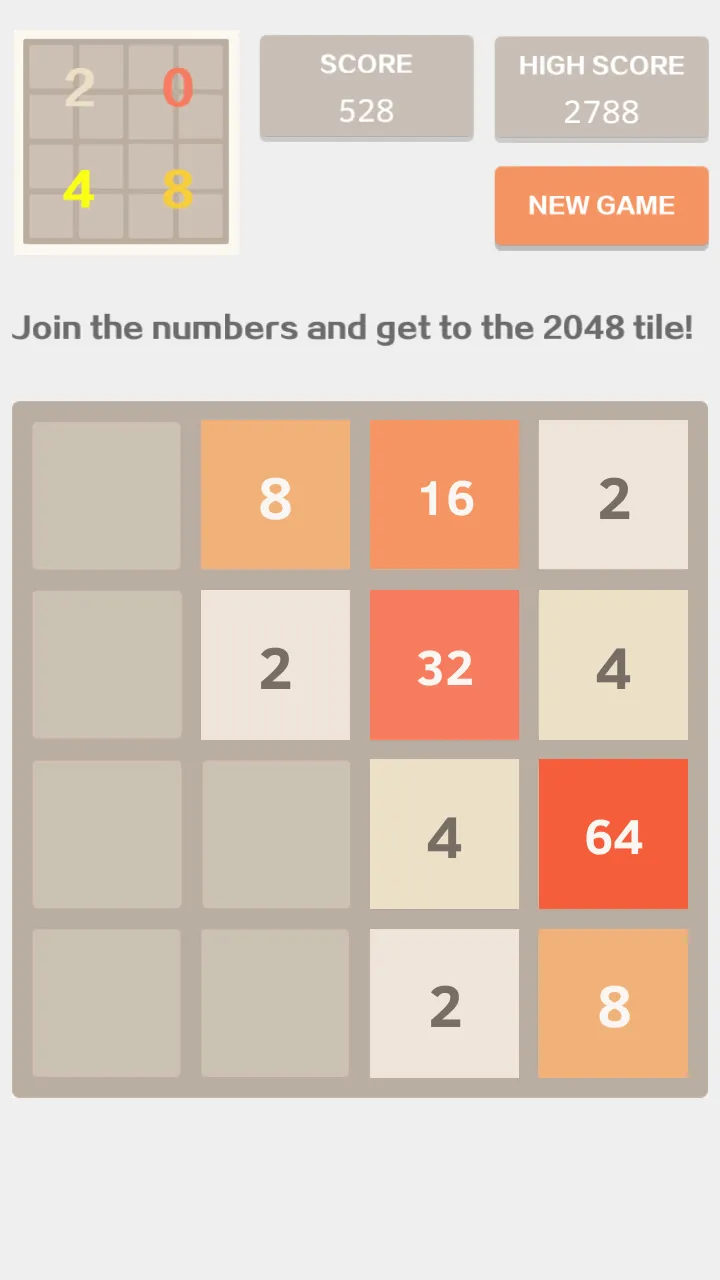 2048 Classic Game | Indus Appstore | Screenshot