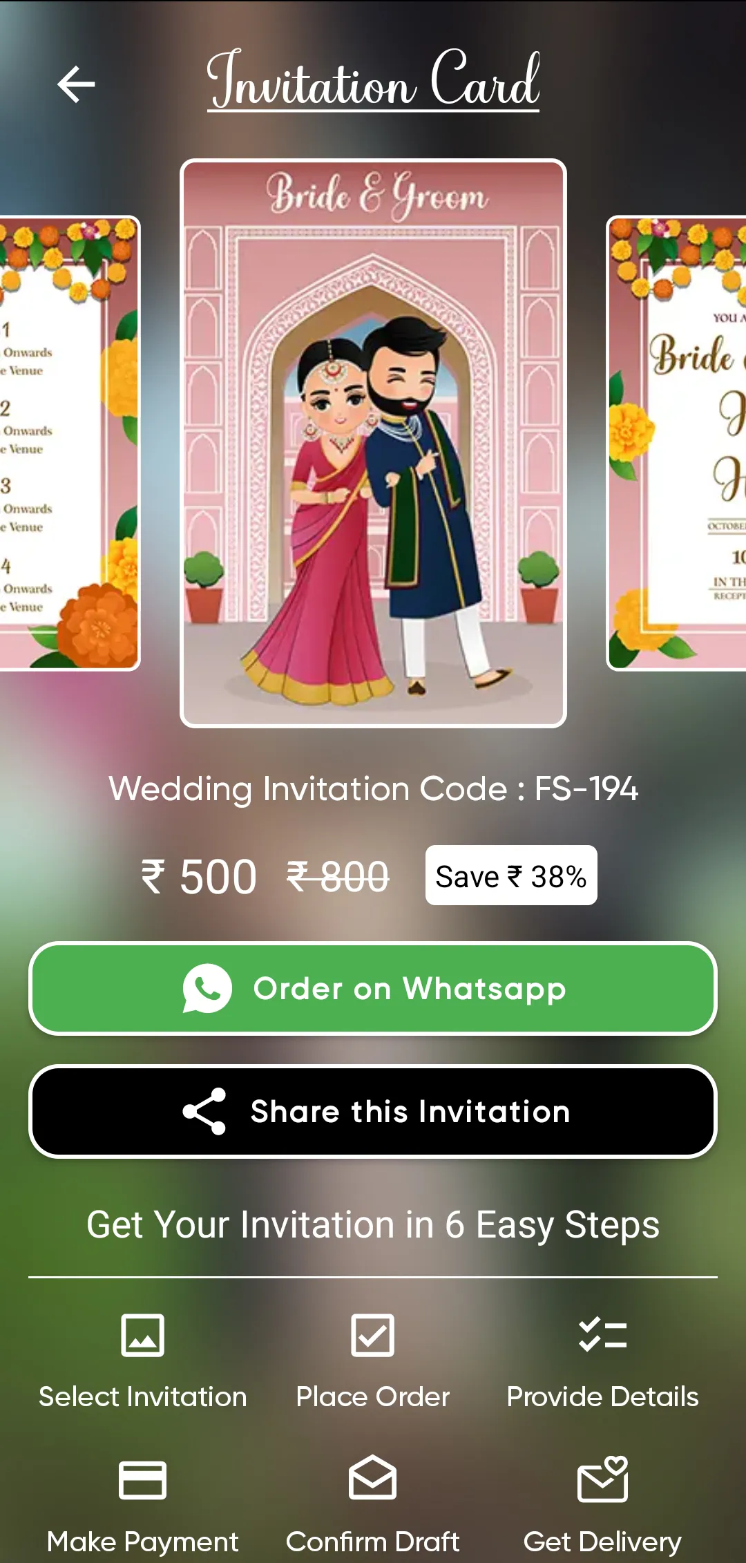 Wedding Invitation Video Maker | Indus Appstore | Screenshot