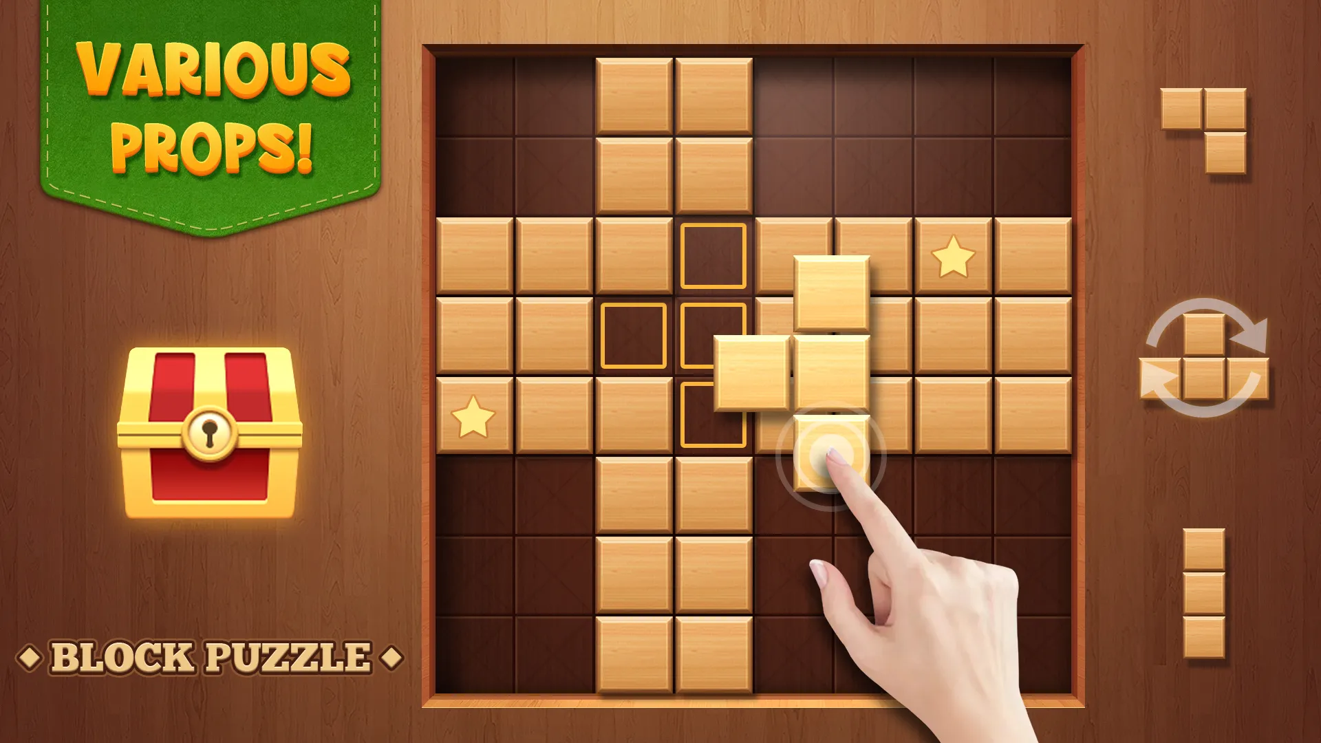 Block Puzzle Wood Blast | Indus Appstore | Screenshot