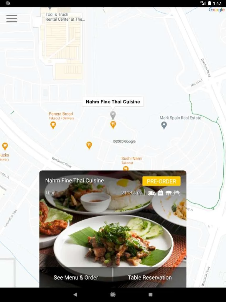 Nahm Fine Thai Cuisine | Indus Appstore | Screenshot