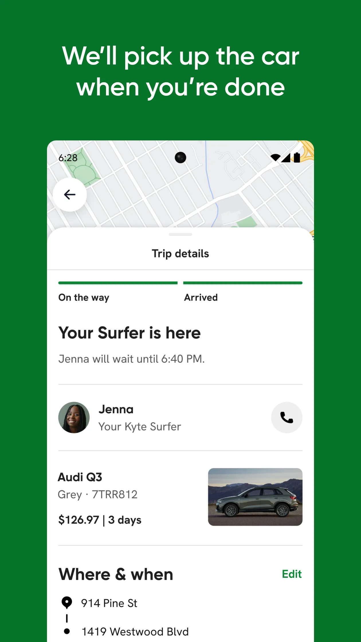 Kyte - Rental Cars, Delivered. | Indus Appstore | Screenshot
