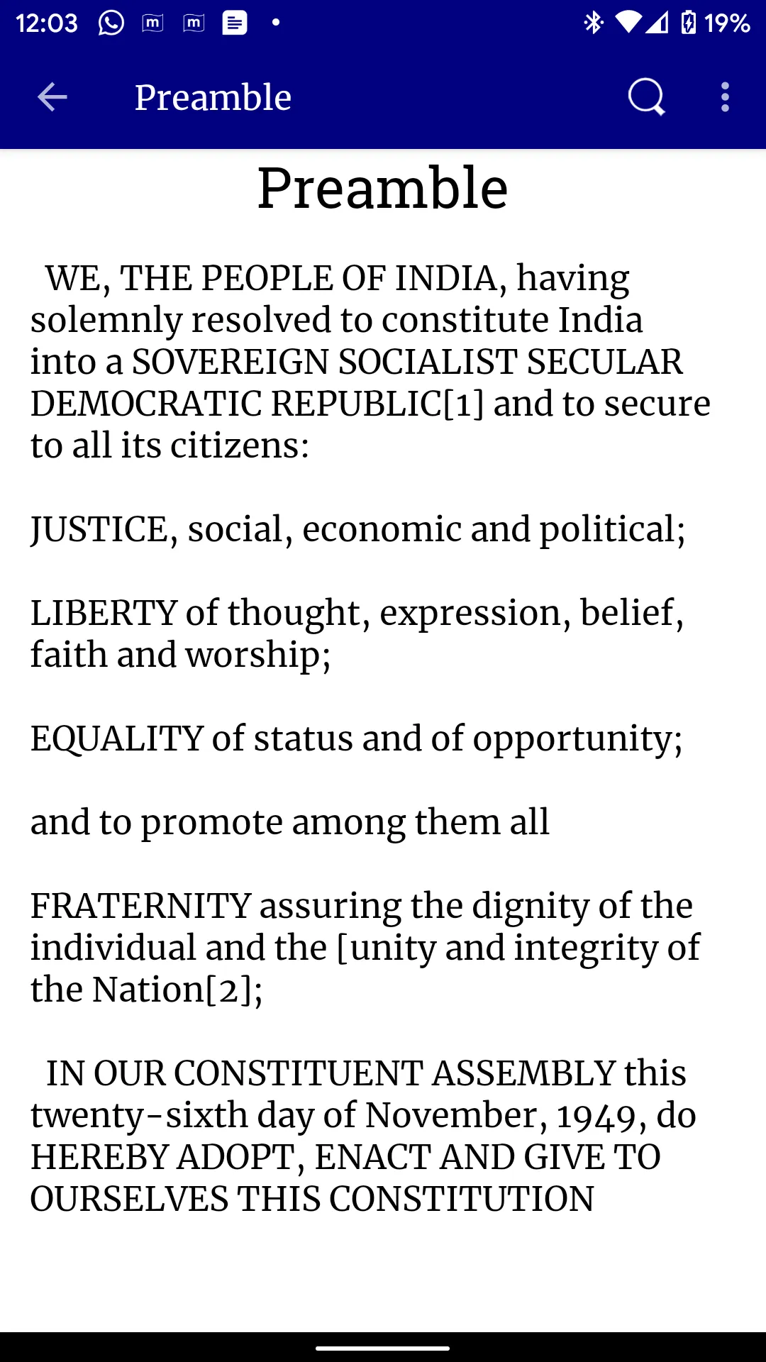 Indian Constitution and Polity | Indus Appstore | Screenshot