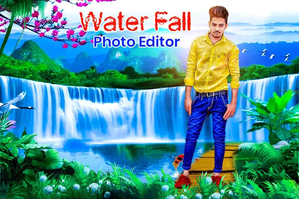 Waterfall Photo Frames | Indus Appstore | Screenshot