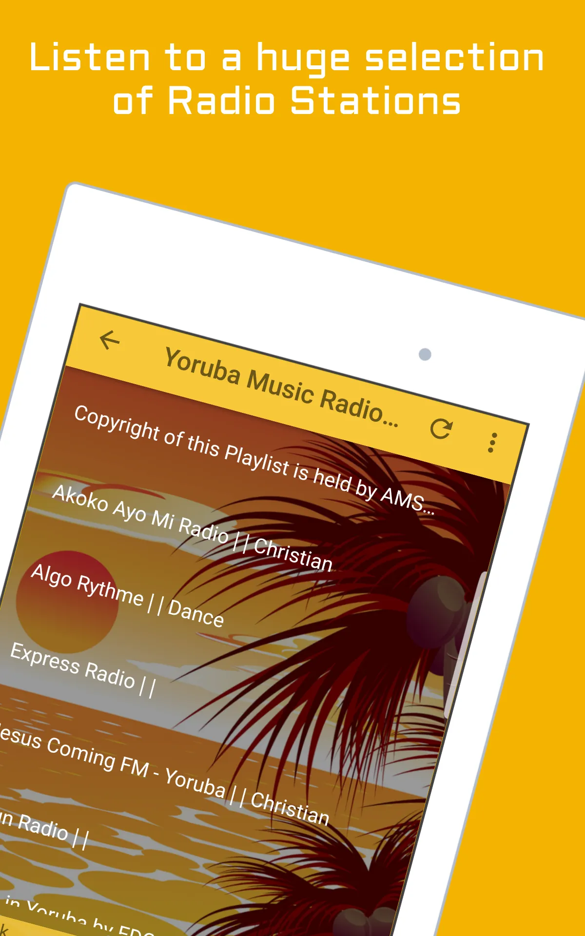 Yoruba Music Radio Stations | Indus Appstore | Screenshot