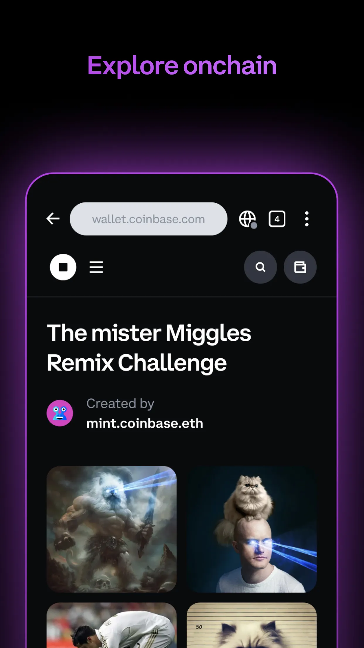 Coinbase Wallet: NFTs & Crypto | Indus Appstore | Screenshot
