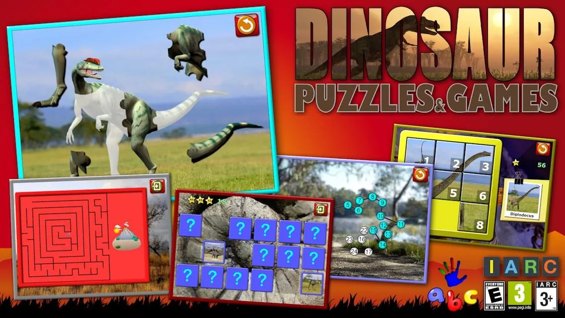 Kids dinosaur puzzle games | Indus Appstore | Screenshot