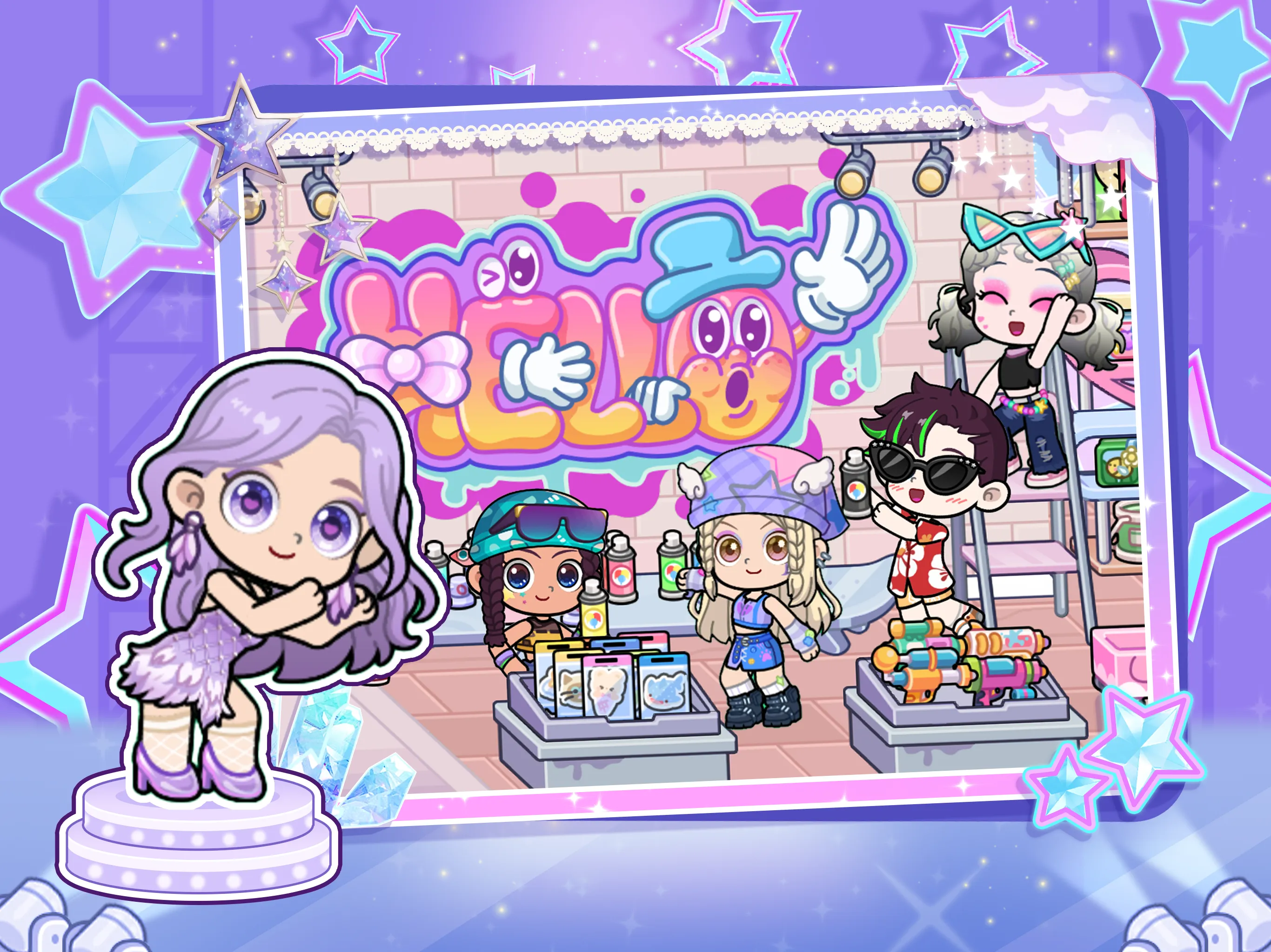 Sparkle City:Super Idols Life | Indus Appstore | Screenshot