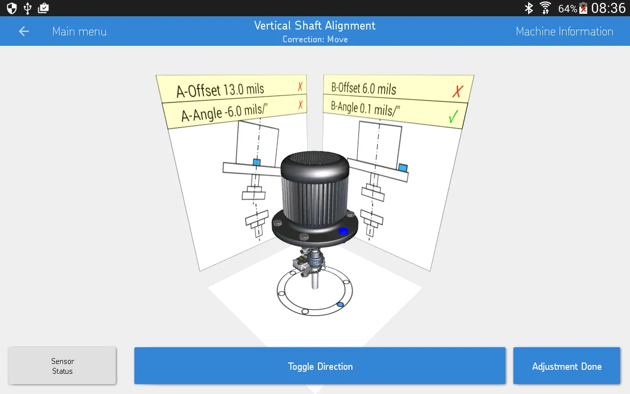 SKF Vertical shaft alignment  | Indus Appstore | Screenshot