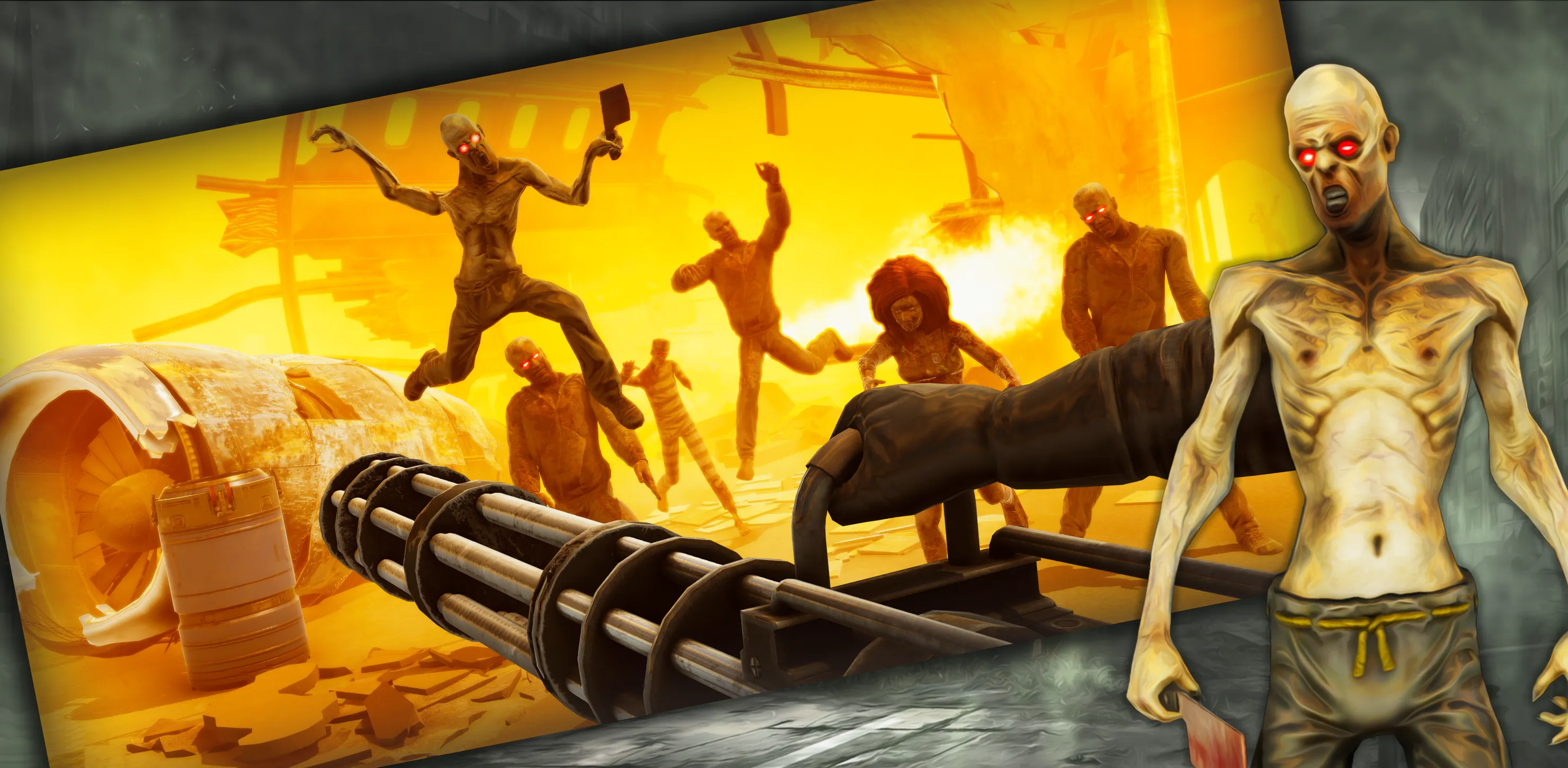 Zombie Gunner : Gunship Games | Indus Appstore | Screenshot