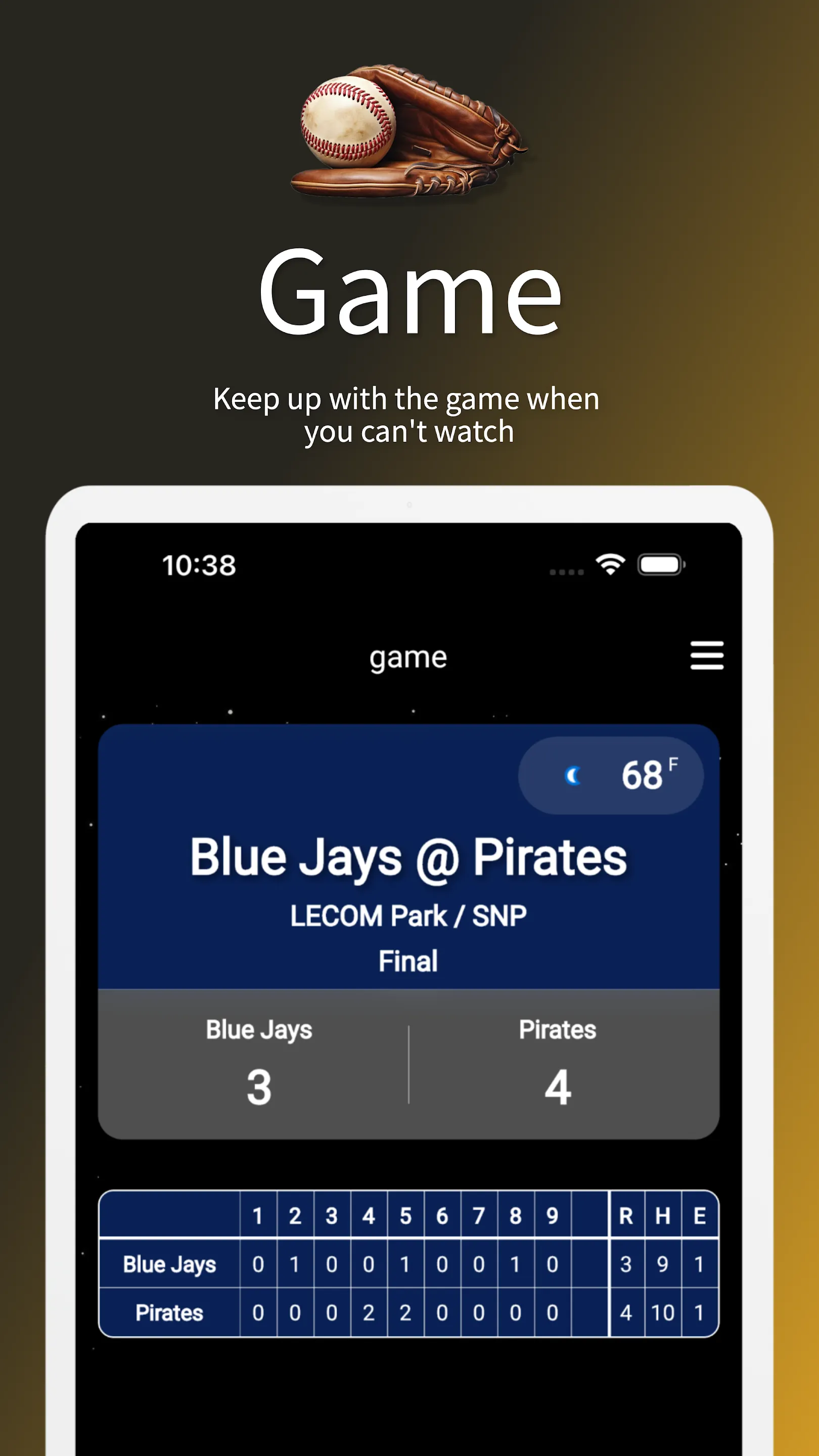 Pittsburgh Baseball | Indus Appstore | Screenshot