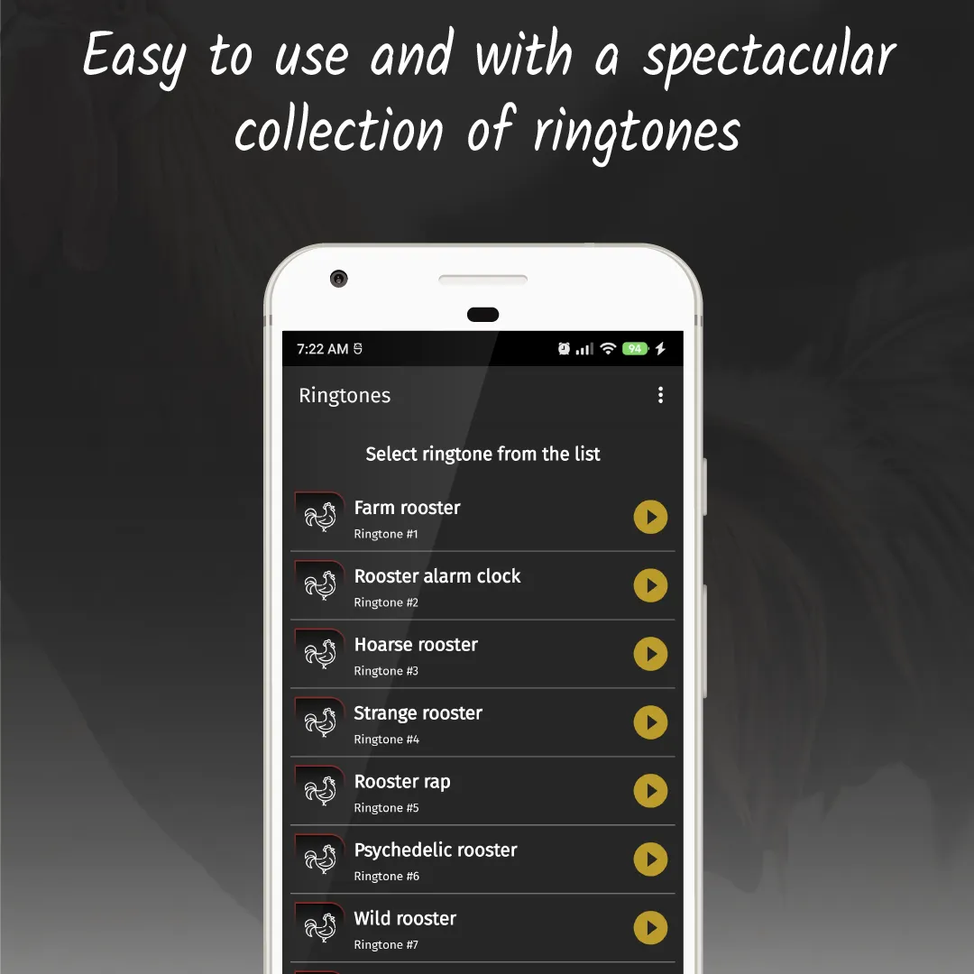 Rooster ringtones for phone | Indus Appstore | Screenshot