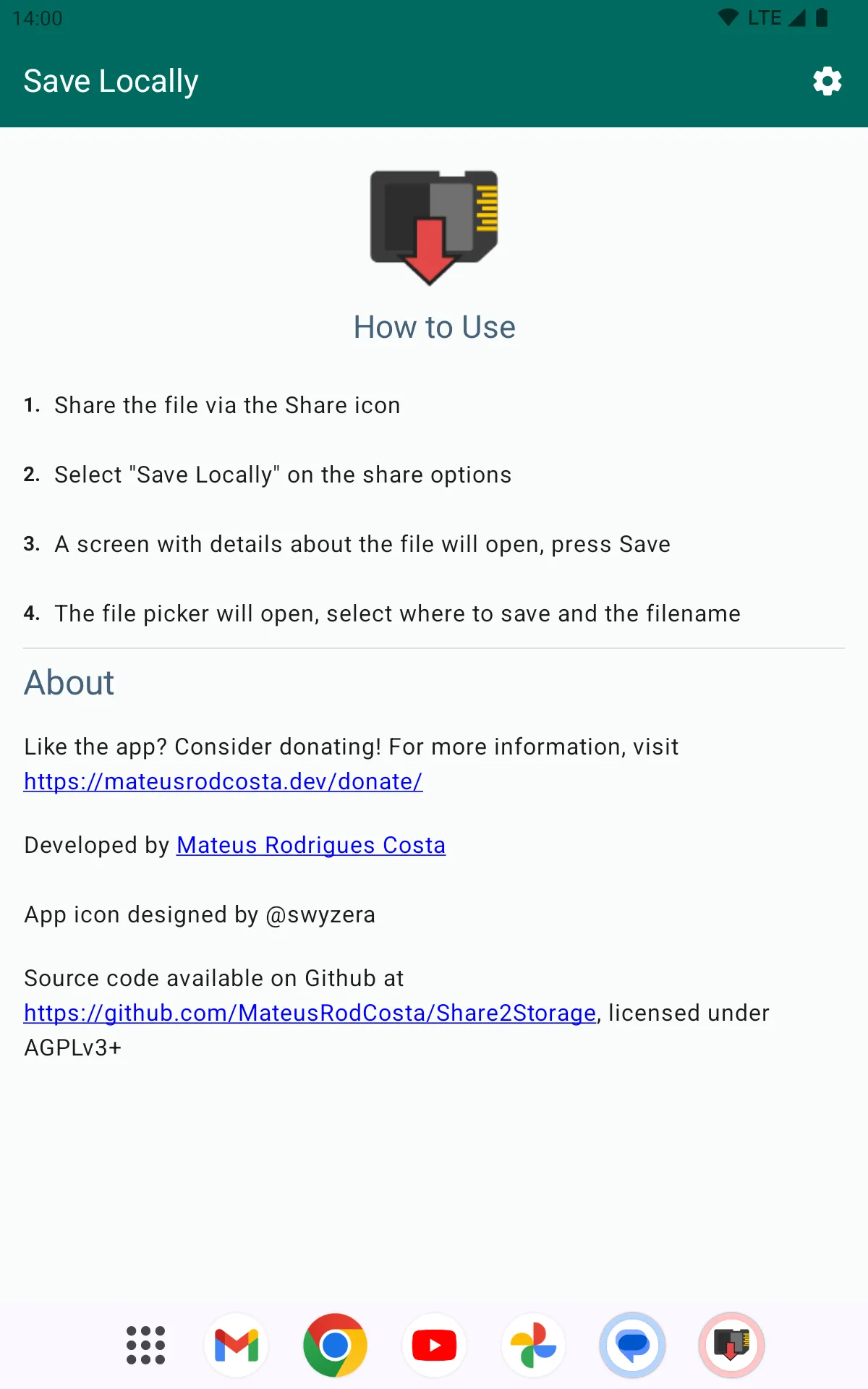 Save Locally: Share2Storage | Indus Appstore | Screenshot