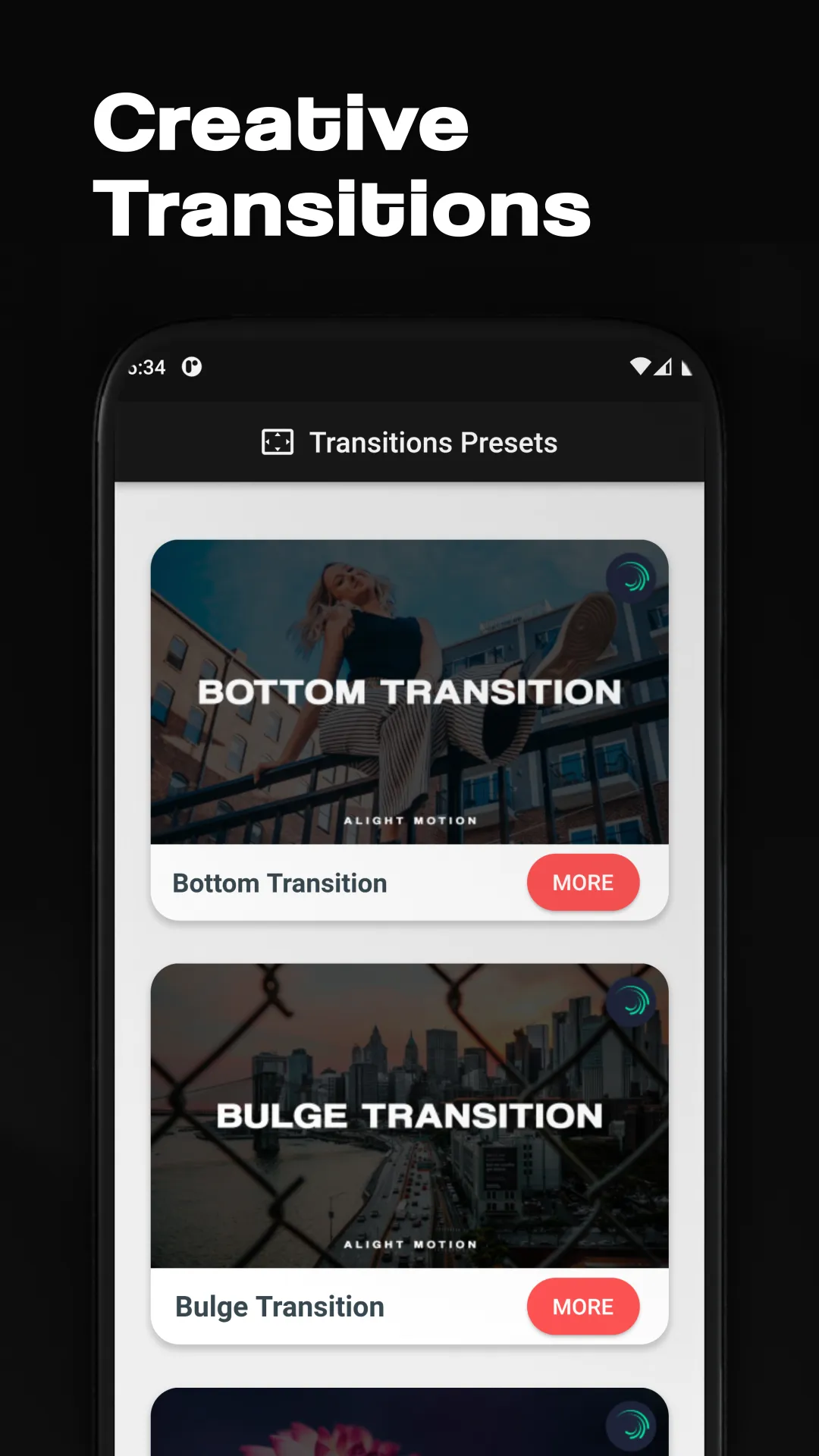 Alight Motion Transitions Pres | Indus Appstore | Screenshot