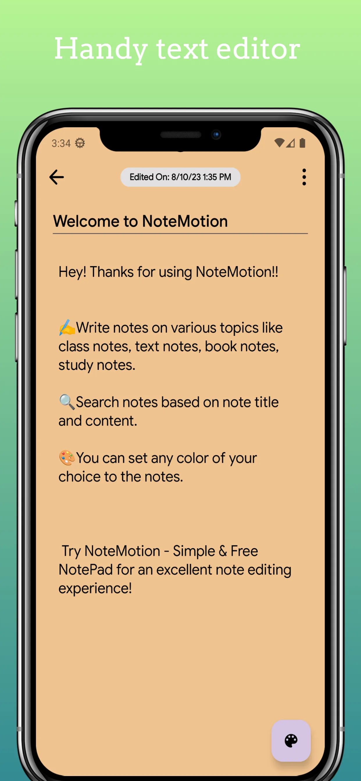 Notes, Notepad - NoteMotion | Indus Appstore | Screenshot