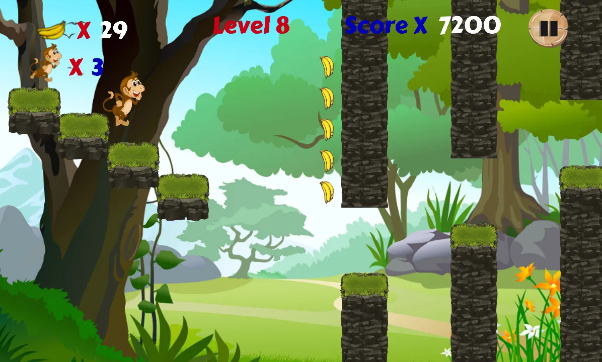 Jungle Monkey Run | Indus Appstore | Screenshot