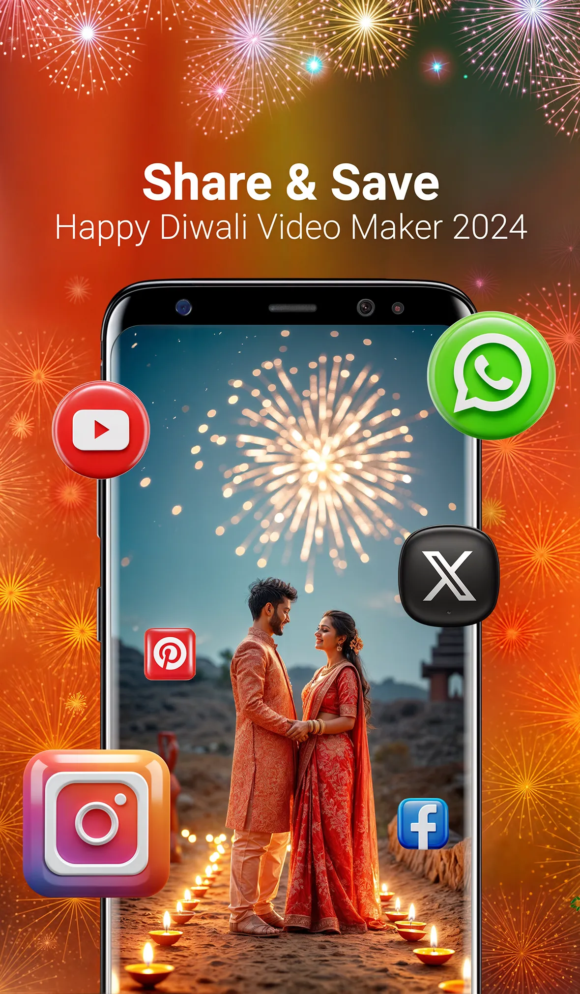 Diwali Video Maker 2024 app | Indus Appstore | Screenshot