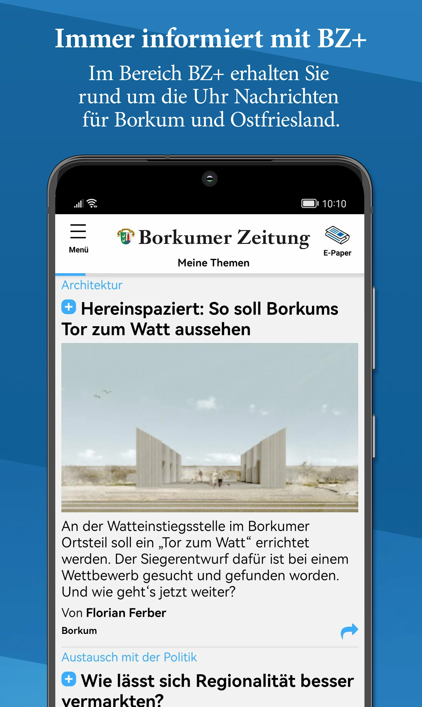 Borkumer Zeitung | Indus Appstore | Screenshot