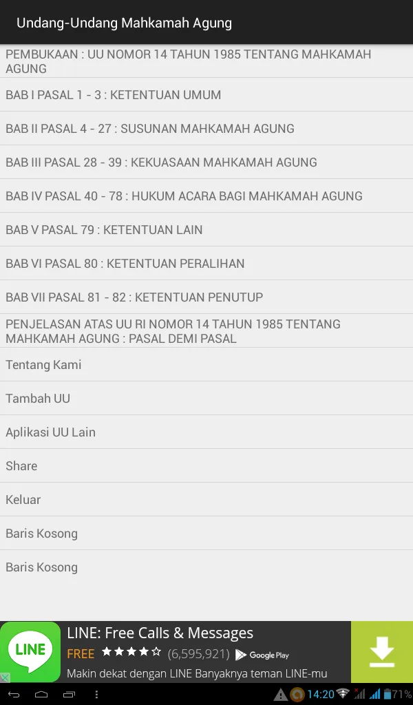 Undang-Undang Mahkamah Agung | Indus Appstore | Screenshot