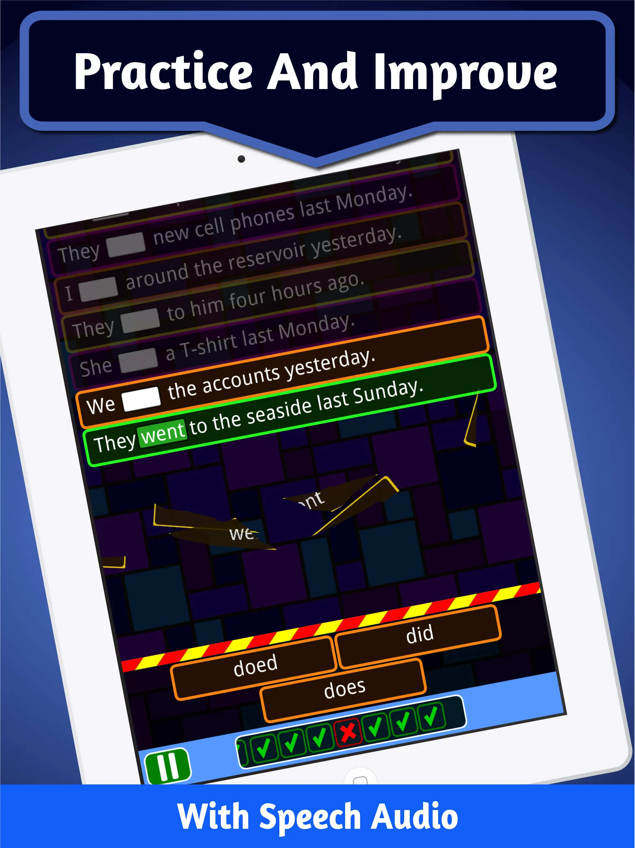 English Grammar Smash Games | Indus Appstore | Screenshot