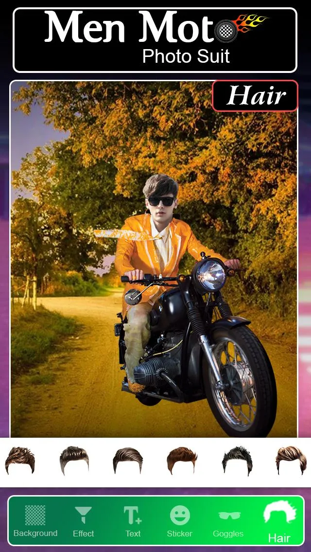 Men Moto Photo Suit | Indus Appstore | Screenshot