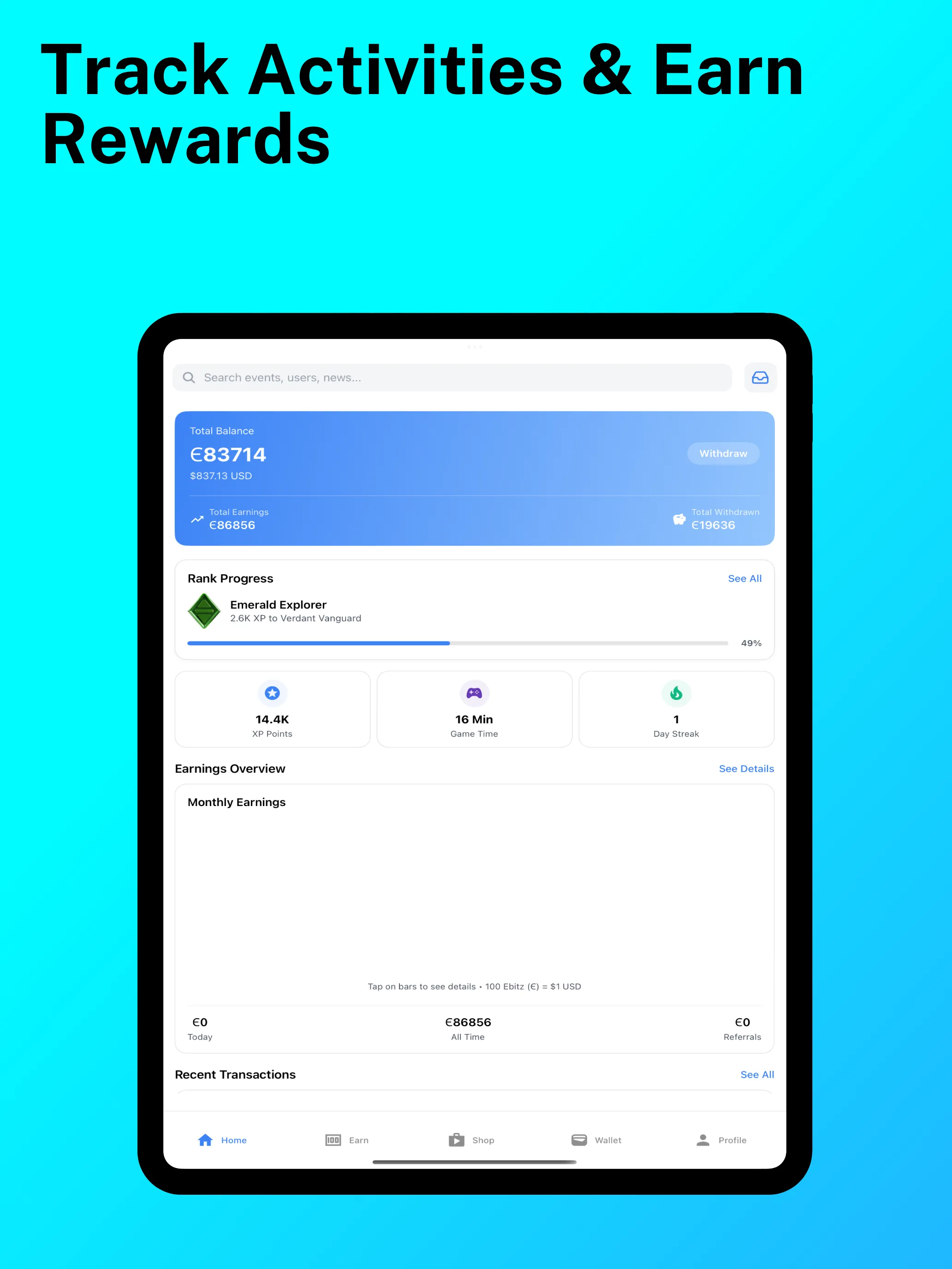Earnitz: Earn Money for Tasks | Indus Appstore | Screenshot
